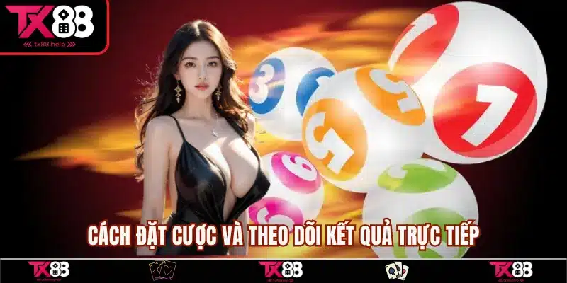 Cách đặt cược và theo dõi kết quả trực tiếp